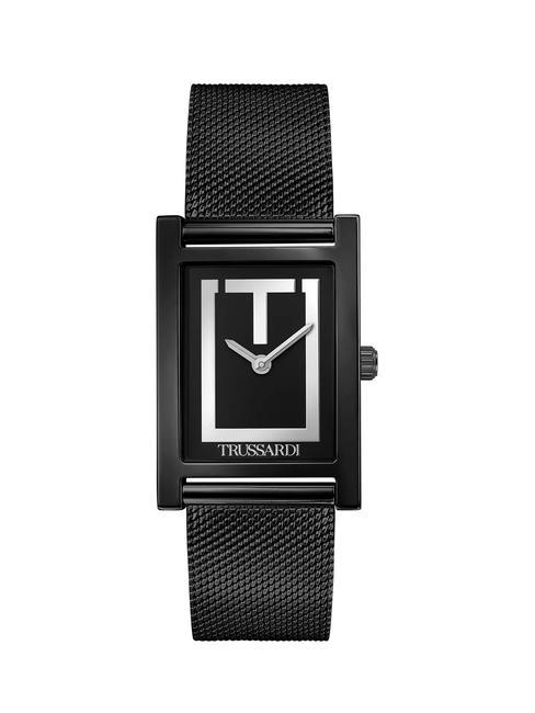 TRUSSARDI T-STRICT Zeit nur beobachten Schwarz - Uhren