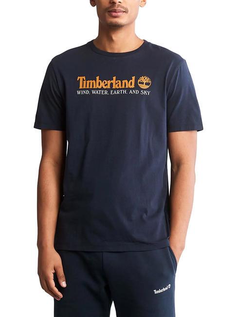 TIMBERLAND WWES Baumwoll t-shirt dunkler Saphir - Herren-T-Shirts