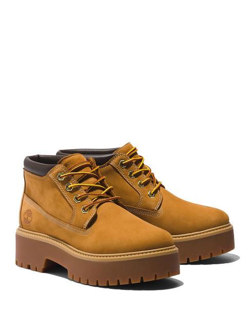 TIMBERLAND STONE STREET PLATFORM WP Wasserdichte Chukka-Stiefel Weizen - Damenschuhe