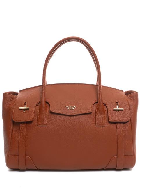 TOSCA BLU MERINGA L Handtasche, mit Schultergurt Backstein - Damentaschen