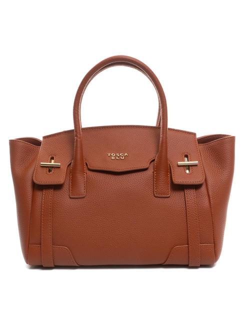TOSCA BLU MERINGA Handtasche, mit Schultergurt Backstein - Damentaschen