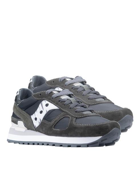 SAUCONY SHADOW ORIGINAL Wildleder-Sneaker dunkelgrau/schwarz - Herrenschuhe