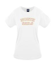 NORTH SAILS LOGO PRINT Baumwoll t-shirt - T-Shirts und Tops f&uuml;r Damen