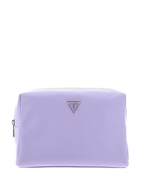 GUESS SAFFIANO Beautycase Lavendel - Beauty-Case