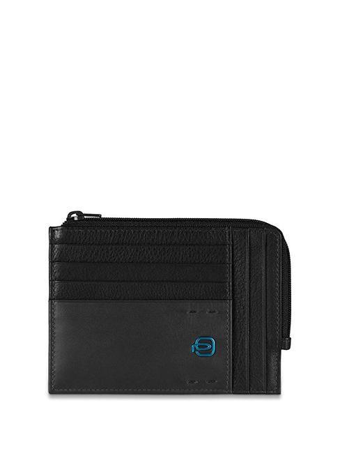 PIQUADRO Portafoglio PULSE-Linie, aus Leder Schwarz - Brieftaschen Herren