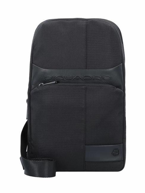 PIQUADRO WOLLEN Ein-Schulter-Rucksack Schwarz - PC-Rucksäcke