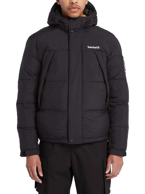 TIMBERLAND OUTDOOR ARCHIVE PUFFER Daunenjacke mit Kapuze SCHWARZ - Daunenjacken für Herren