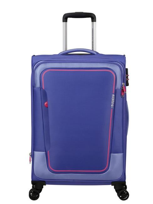 AMERICAN TOURISTER PULSONIC Mittelgroßer erweiterbarer Trolley sanftes Flieder - Halbharte Trolleys