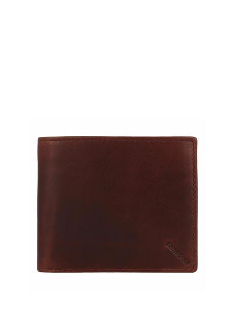 SAMSONITE VEGGY  Ledergeldbörse dunkelbraun - Brieftaschen Herren