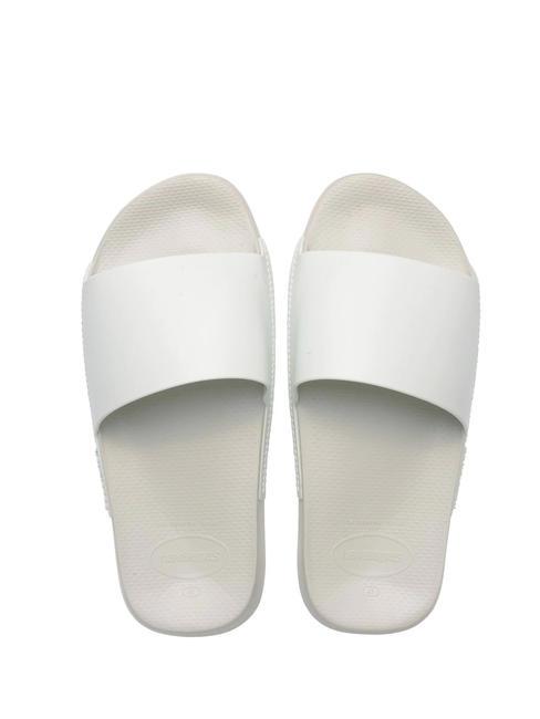 HAVAIANAS SLIDE CLASSIC Gummipantoffeln Weiß - Herrenschuhe