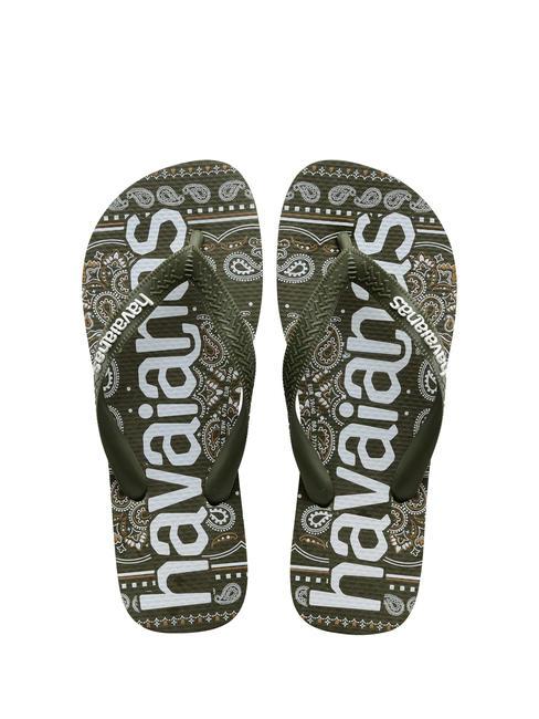 HAVAIANAS TOP LOGOMANIA FASHION Gummi-Flip-Flops grün - Schuhe Unisex