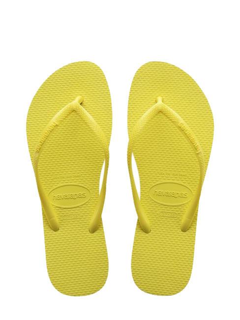 HAVAIANAS Infradito SCHLANK gelbe Pixel - Damenschuhe