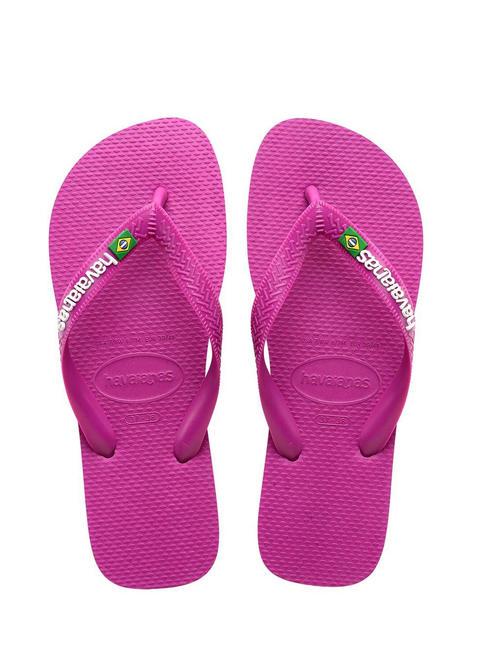 HAVAIANAS BRASIL LOGO Flip-Flops für Herren Rosengummi - Schuhe Unisex