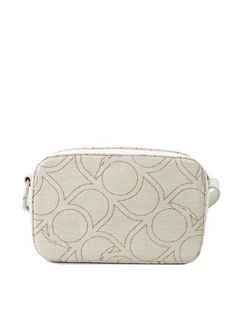 TRUSSARDI GIMMEL Mini-Umhängetasche Säugling. Monogramm-Umriss Weiß - Damentaschen