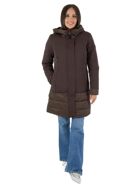 DEKKER CASSAVETES SE BMAT Daunenjacke mit Kapuze bitter Schokolade - Daunenjacken für Damen