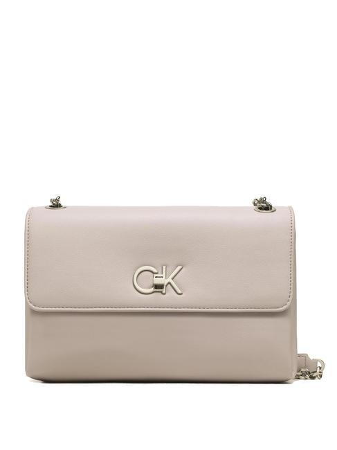 CALVIN KLEIN RE-LOCK EW Schulter-/Umhängetasche Iris - Damentaschen