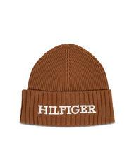 TOMMY HILFIGER MONOTYPE BEANIE M&uuml;tze aus Baumwolle und Wolle - M&uuml;tzen/H&uuml;te