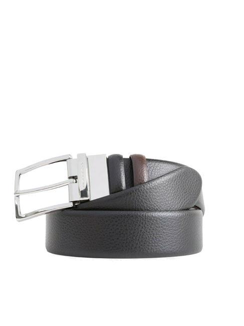 PIQUADRO MODUS Wendegürtel aus Leder Schwarz Braun - Gürtel