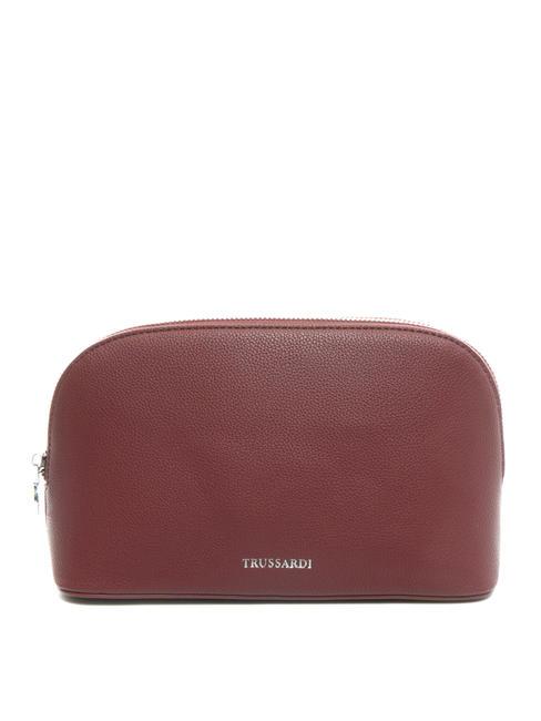 TRUSSARDI NEW IRIS Beauty-Clutch dunkles Rubin - Beauty-Case