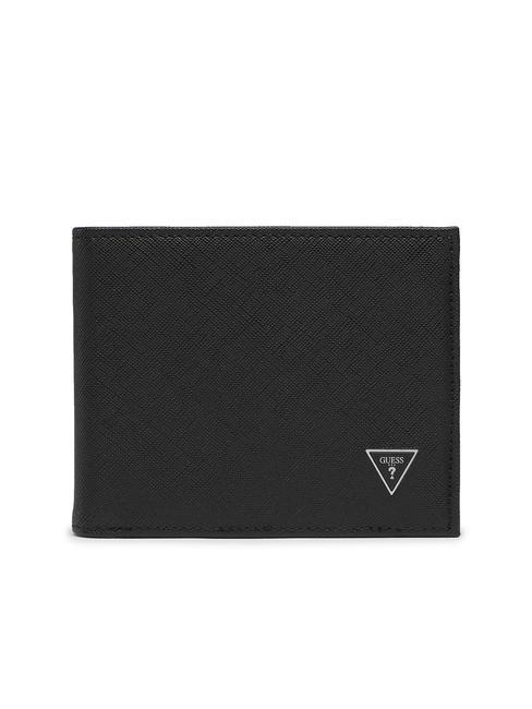 GUESS CERTOSA Geldbörse mit Saffiano-Effekt SCHWARZ - Brieftaschen Herren