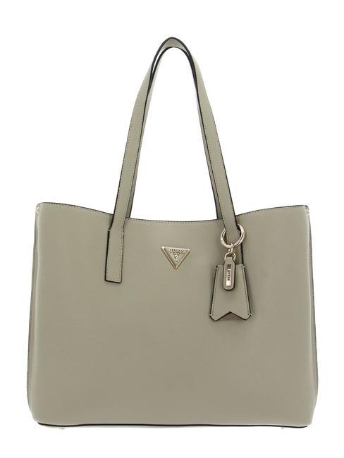 GUESS MERIDIAN Girlfriend Schultertasche Salbei - Damentaschen
