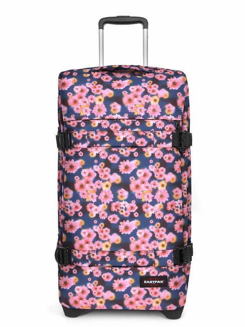 EASTPAK TRANSIT'R M Trolley mittlerer Größe weiches Marineblau - Halbharte Trolleys
