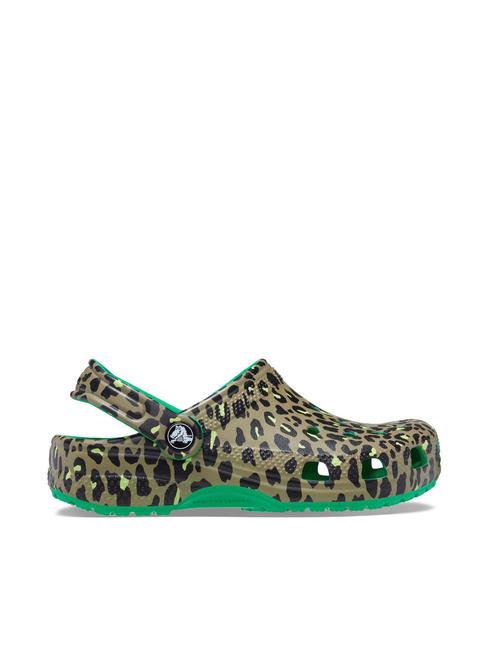 CROCS CLASSIC FAR OUT Sabot Gras-Grün - Kinderschuhe