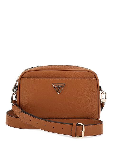 GUESS MERIDIAN Kleine Umhängetasche COGNAC - Damentaschen