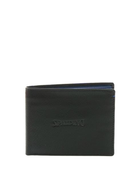 SPALDING COLOR WALLET Lederbrieftasche mit Münzfach schwarz/marine - Brieftaschen Herren