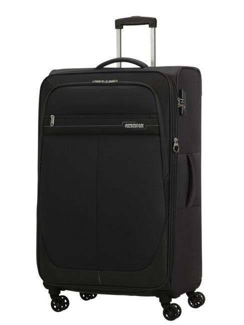 AMERICAN TOURISTER DEEP DIVE Großer erweiterbarer Trolley schwarzgrau - Halbharte Trolleys