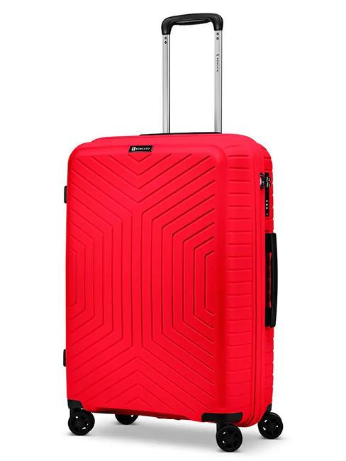 R RONCATO HEXA Trolley mittlerer Größe rot - Harte Trolleys