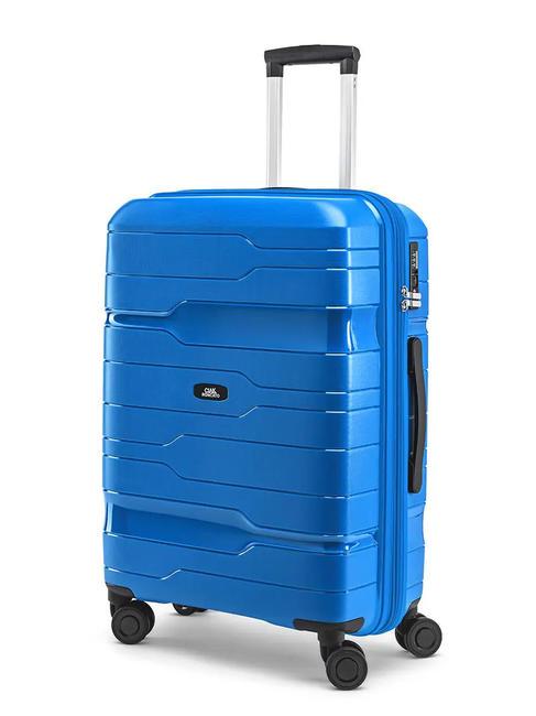 CIAK RONCATO DISCOVERY Trolley mittlerer Größe, erweiterbar blauer Fluss - Harte Trolleys