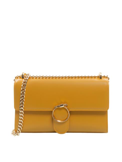TRUSSARDI NEW GRACE Schulter-Clutch mineralisch gelb - Damentaschen
