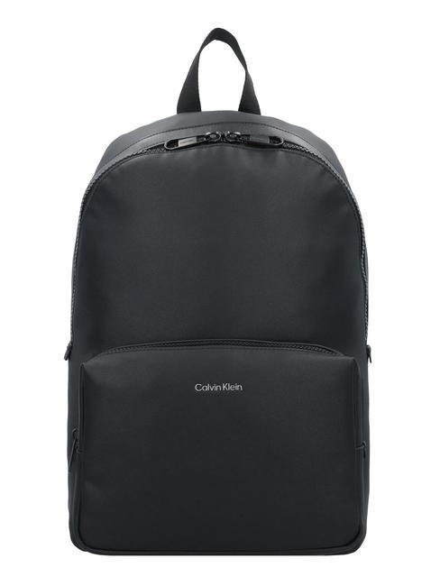 CALVIN KLEIN CK MUST 15-Zoll-Laptop-Rucksack ck schwarzes Piqué - PC-Rucksäcke