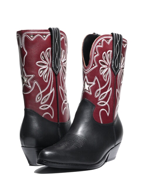 GUESS GINNIE Texanische Stiefel SCHWARZ - Damenschuhe