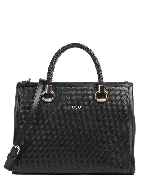 LIUJO MANHATTAN Handtasche, mit Schultergurt SCHWARZ - Damentaschen