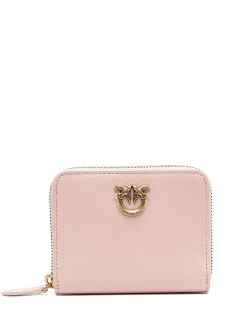 PINKO TAYLOR Geldbörse mit umlaufendem Reißverschluss Puder-Antikgold - Brieftaschen Damen