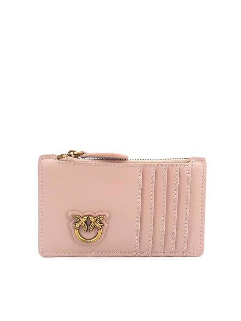 PINKO AIRONE Kartenhalter / Geldbörse Puder-Antikgold - Brieftaschen Damen