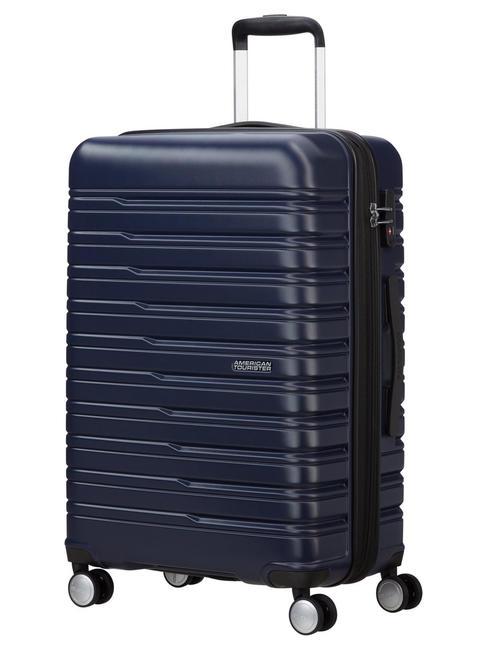 AMERICAN TOURISTER FLASHLINE Mittelgroßer erweiterbarer Trolley tintenblau - Harte Trolleys
