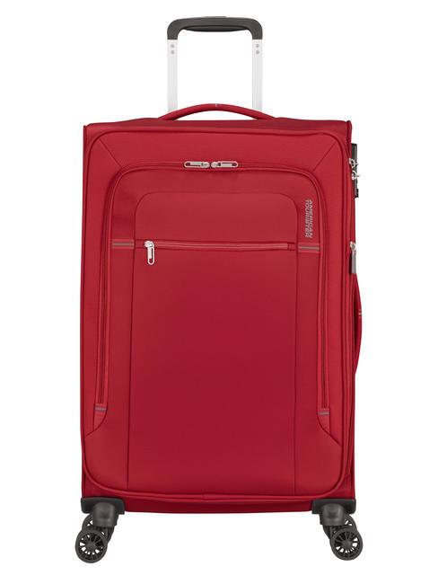 AMERICAN TOURISTER CROSSTRACK Trolley mittel 67/24 tsa exp rot / grau - Halbharte Trolleys
