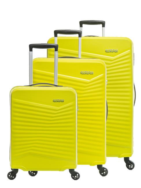AMERICAN TOURISTER JETDRIVER 2.0 Set mit 3 Trolleys: Kabine, mittel, groß SONNIGER KALK - Trolleyset