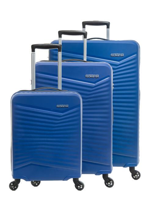 AMERICAN TOURISTER JETDRIVER 2.0 Set mit 3 Trolleys: Kabine, mittel, groß blu navy - Trolleyset
