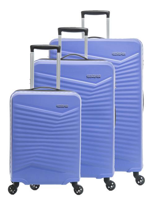 AMERICAN TOURISTER JETDRIVER 2.0 Set mit 3 Trolleys: Kabine, mittel, groß eisiges Flieder - Trolleyset