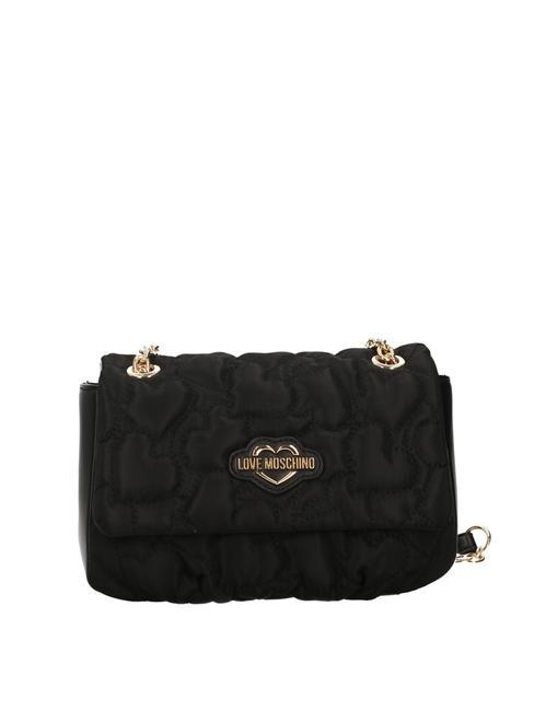 LOVE MOSCHINO PUFFY HEART  Schulter-/Umhängetasche Schwarz - Damentaschen