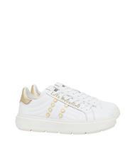 LOVE MOSCHINO BOLD 40 Ledersneaker wei&szlig;/platin - Damenschuhe - 1