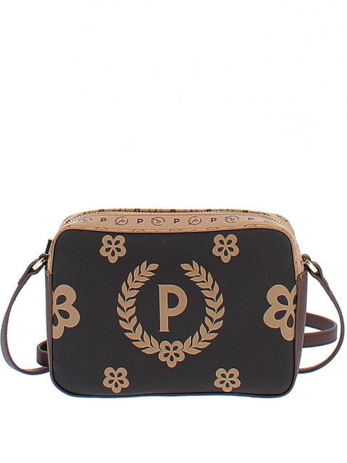 POLLINI HERITAGE Demi Mini-Kameratasche mit Schultergurt Braun - Damentaschen
