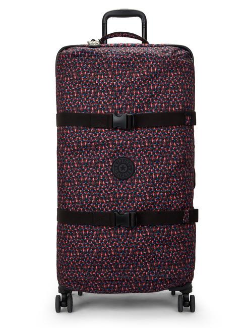 KIPLING SPONTANEUS Mittlerer Trolley glückliche Quadrate - Halbharte Trolleys