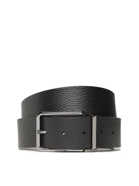 CALVIN KLEIN WARMTH PB Wendegürtel aus Leder ck schwarz/dunkelbraun - Gürtel