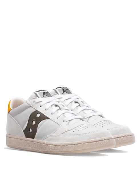 SAUCONY JAZZ COURT Ledersneaker weiß Grün - Herrenschuhe