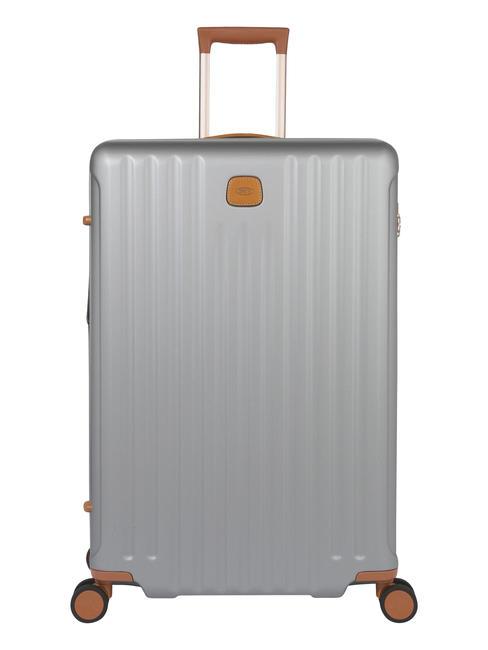 BRIC’S CAPRI Großer Trolley mit USB-Anschluss SILBER - Harte Trolleys
